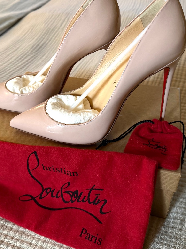 Christian Louboutin Pigalle Follies 100 Patent Heels Size 38.5 (Us 88.5) Li